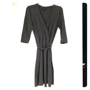 Banana Republic Grep wrap sweater dress